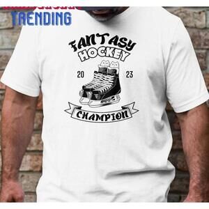 2023 Fantasy Hockey Champion Shirt Tee Gift Unisex